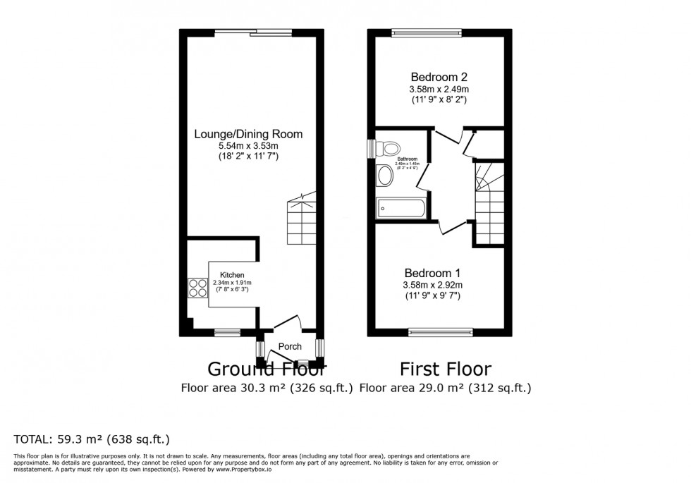 Floorplan for Cathay Gardens, Dibden, Southampton, SO45 5TY