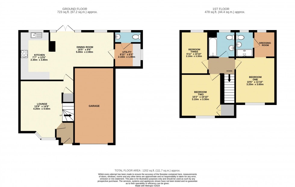 Floorplan for Poppy Fields Avenue, Pontefract