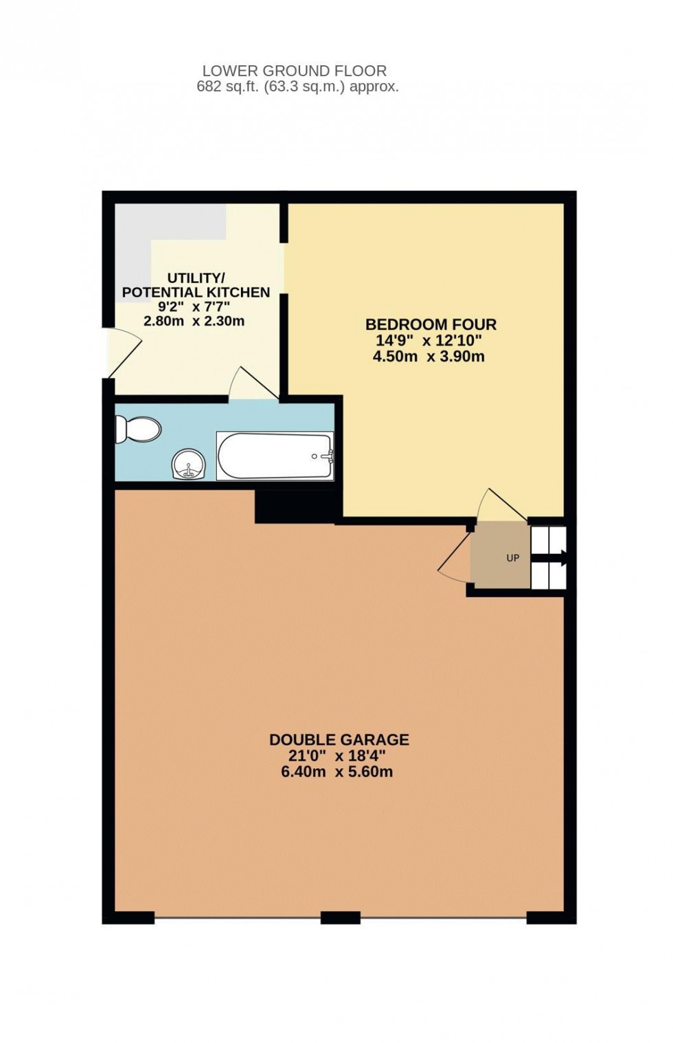 Floorplan for Linleys, Valley Road, Darrington