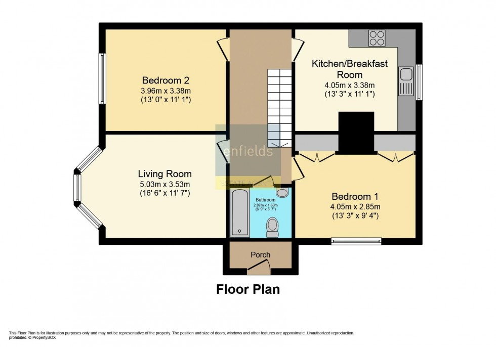 Floorplan for Denmark Road, Bournemouth