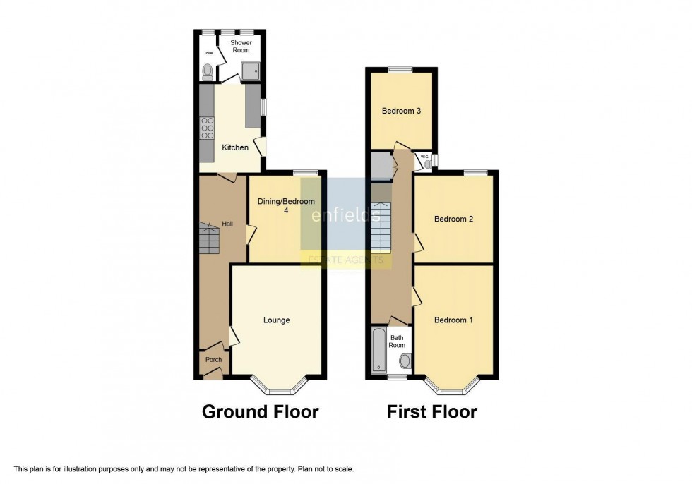 Floorplan for Avon Road, Charminster