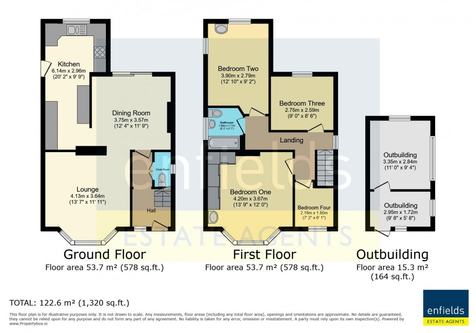 Floorplan for Frampton Road, Bournemouth