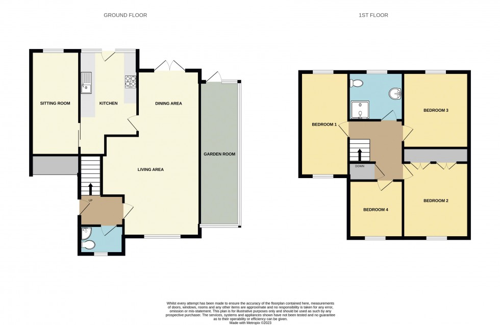 Floorplan for Sandholme Drive, Burley In Wharfedale