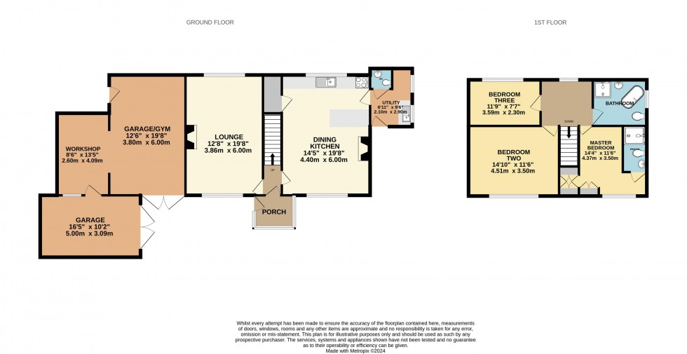 Floorplan for Rectory Close, Skelbrooke