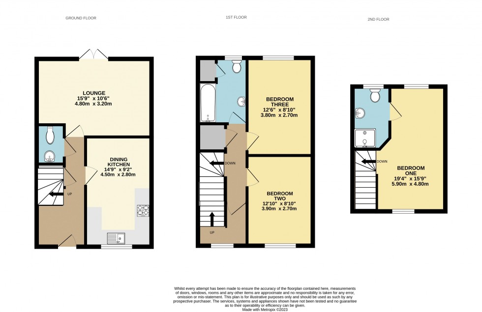 Floorplan for Turnberry Avenue, Ackworth