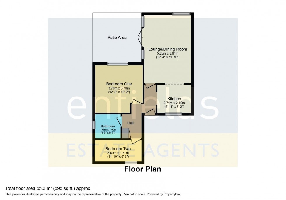 Floorplan for Tree Hamlets, Upton