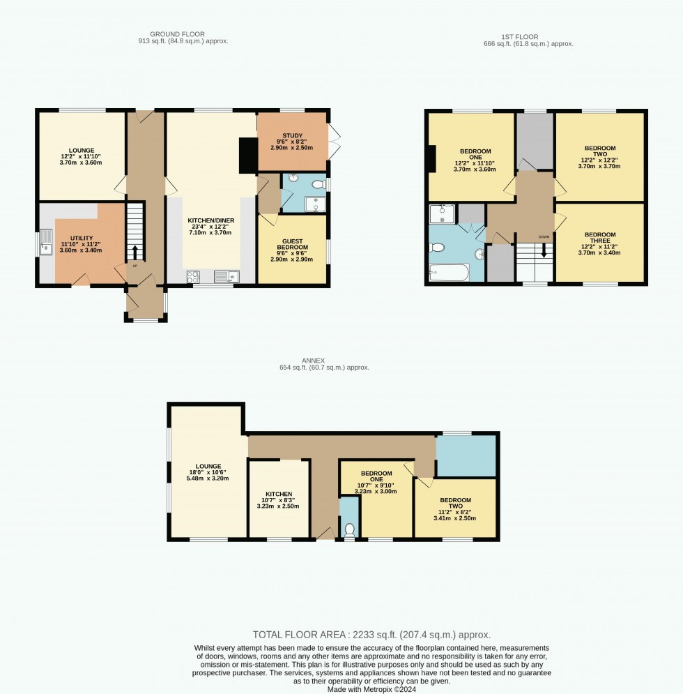 Floorplan for Hawkehouse Green, Moss