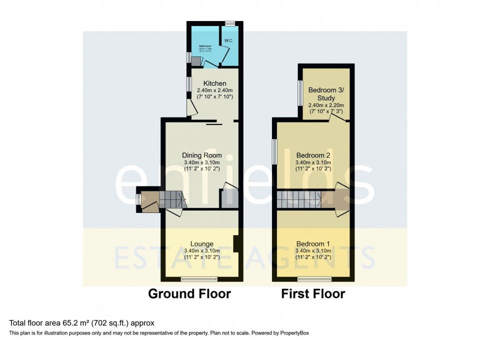 Floorplan for Victoria Crescent, Poole