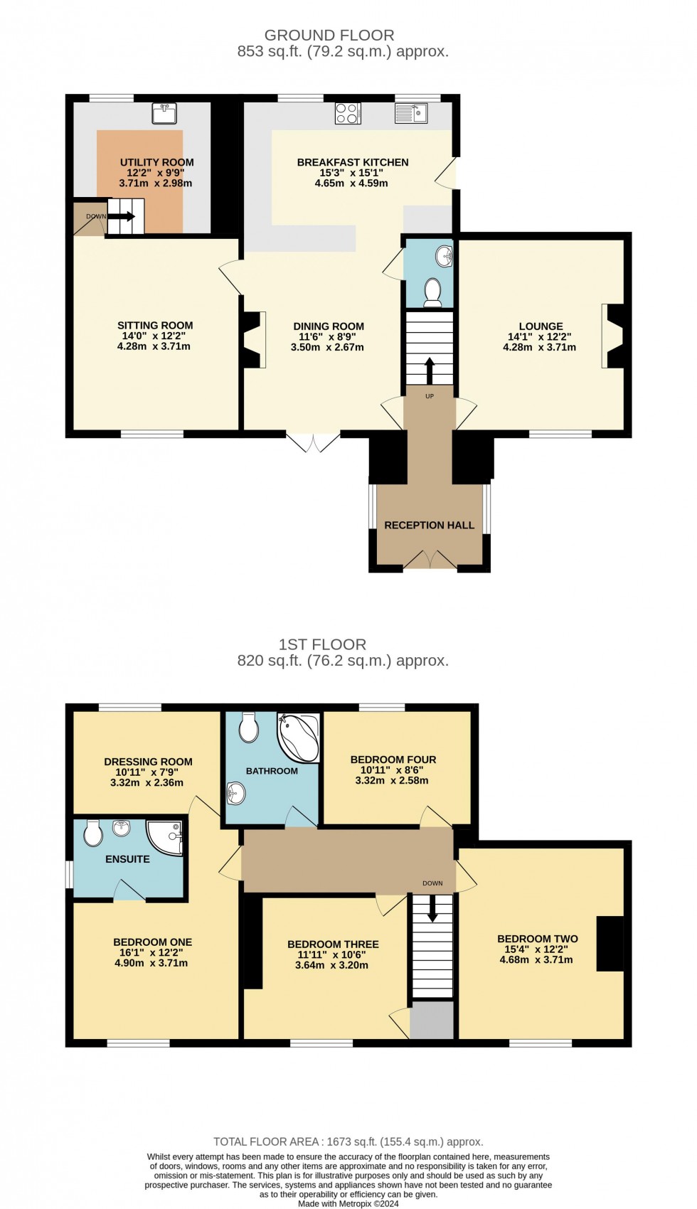 Floorplan for Wakefield Road, Ackworth