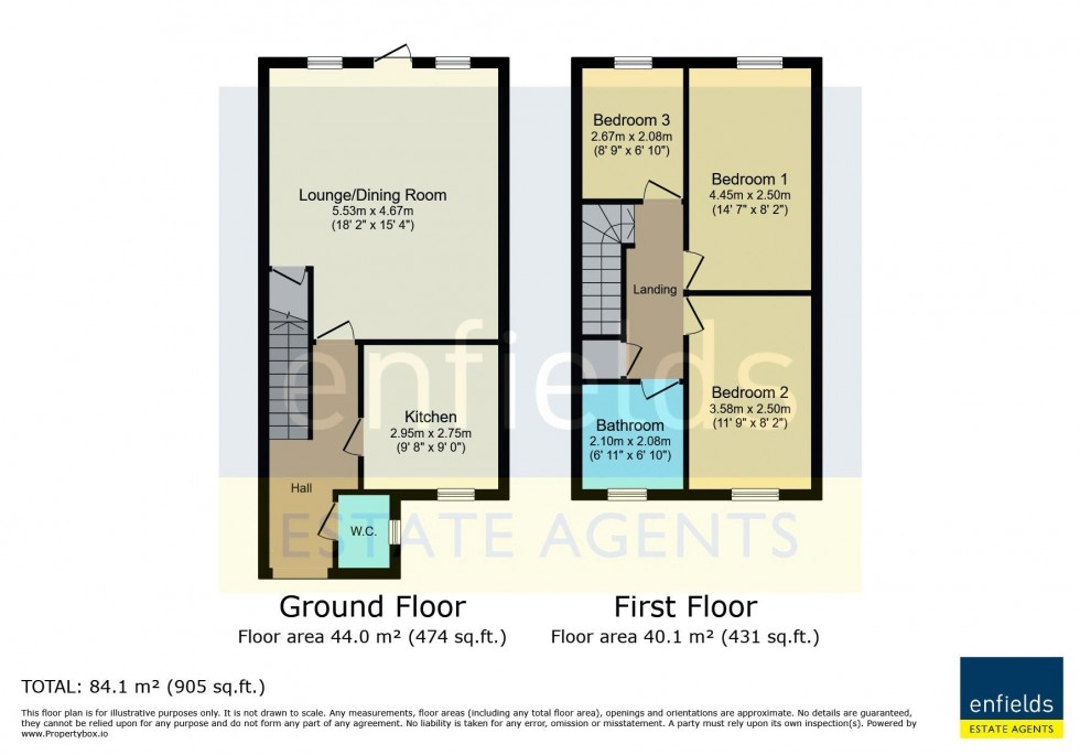 Floorplan for Aspen Gardens, Poole