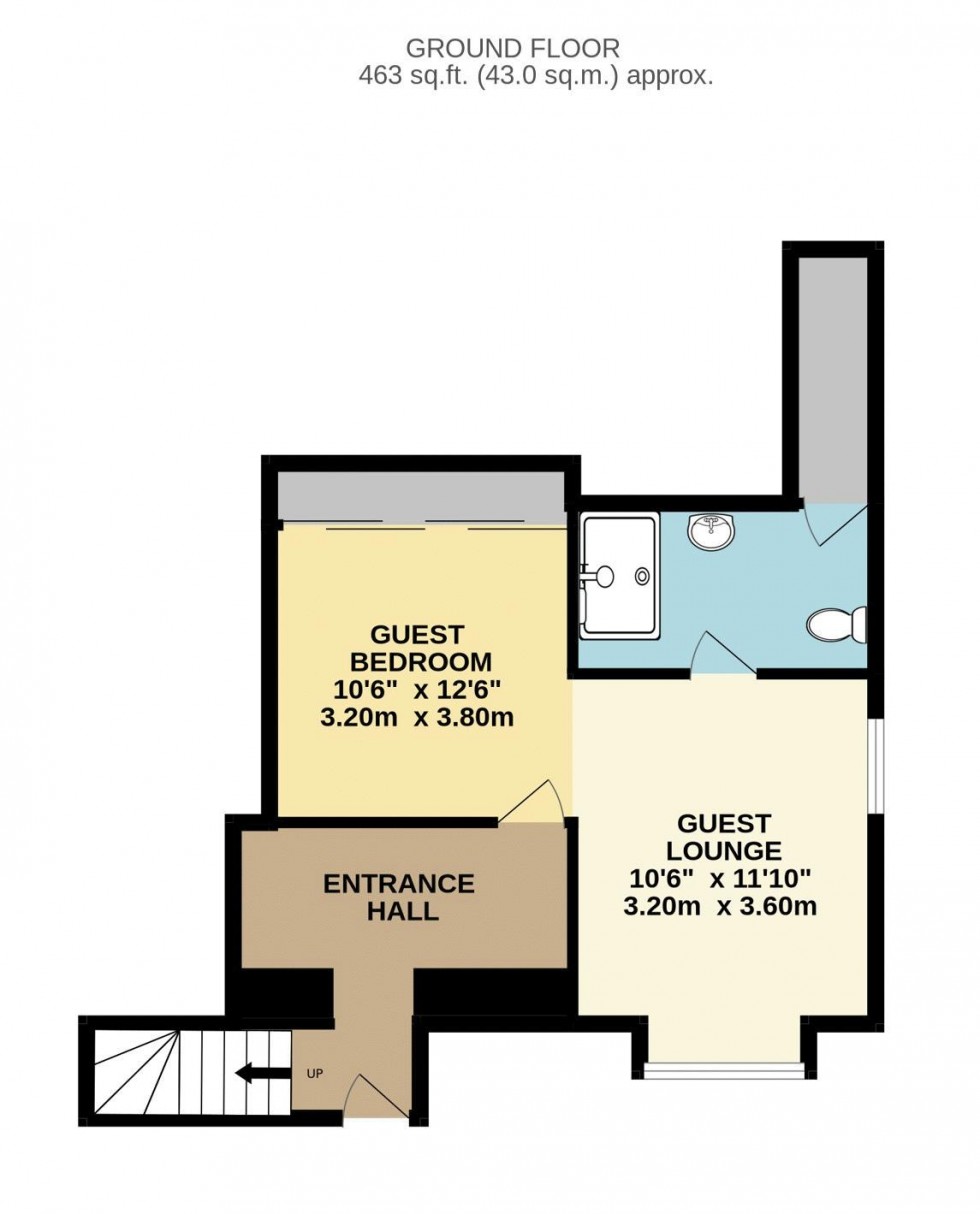 Floorplan for The Croft, Almshouse Lane, Newmillerdam