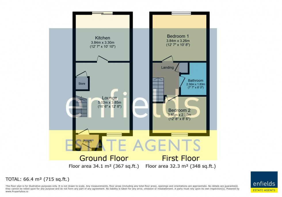 Floorplan for Robsall Close, Poole