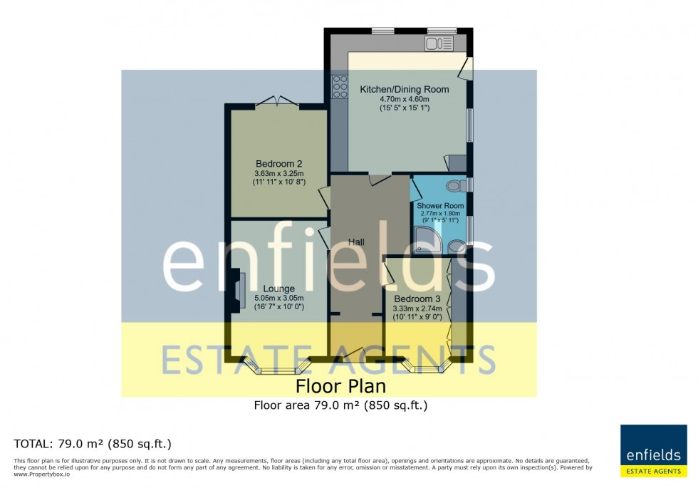 Floorplan for The Circle, Bournemouth