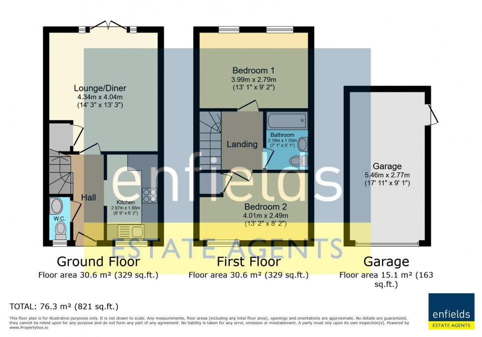 Floorplan for Chelsea Gardens, Bournemouth