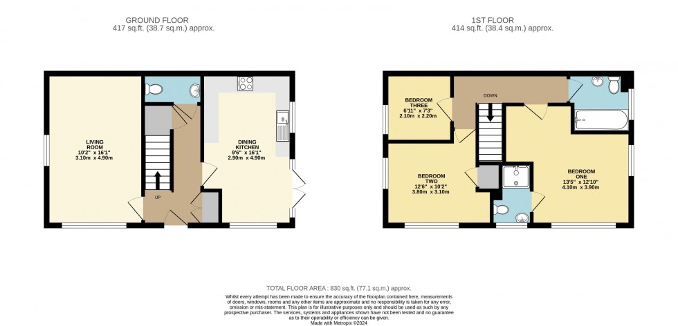 Floorplan for William Street, Pontefract