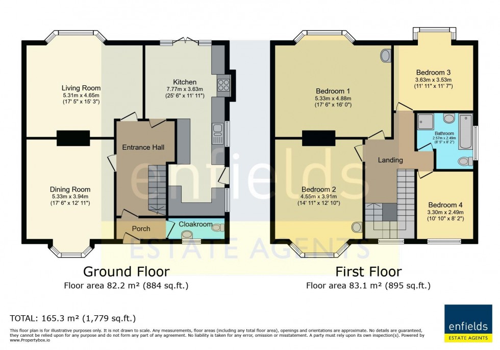 Floorplan for Ophir Road, Bournemouth