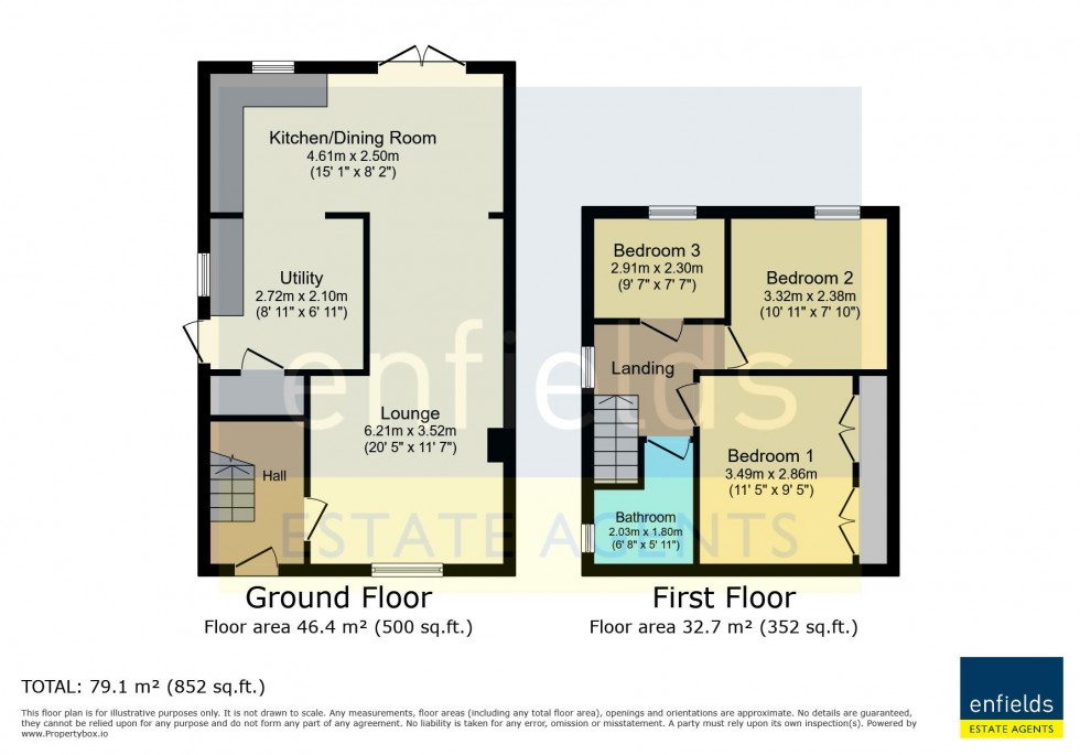 Floorplan for Pine Tree Walk, Creekmoor