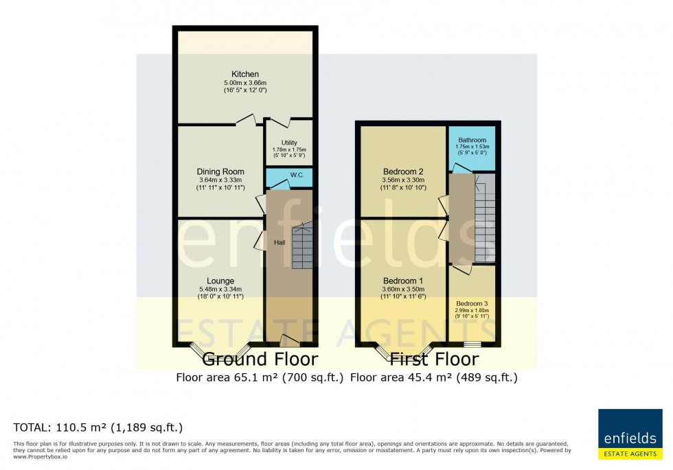 Floorplan for Noel Road, Bournemouth