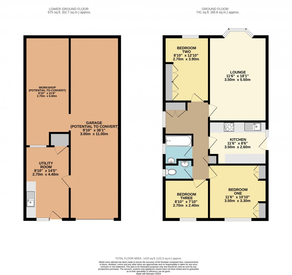 Floorplan for Gleneagles Road, Featherstone