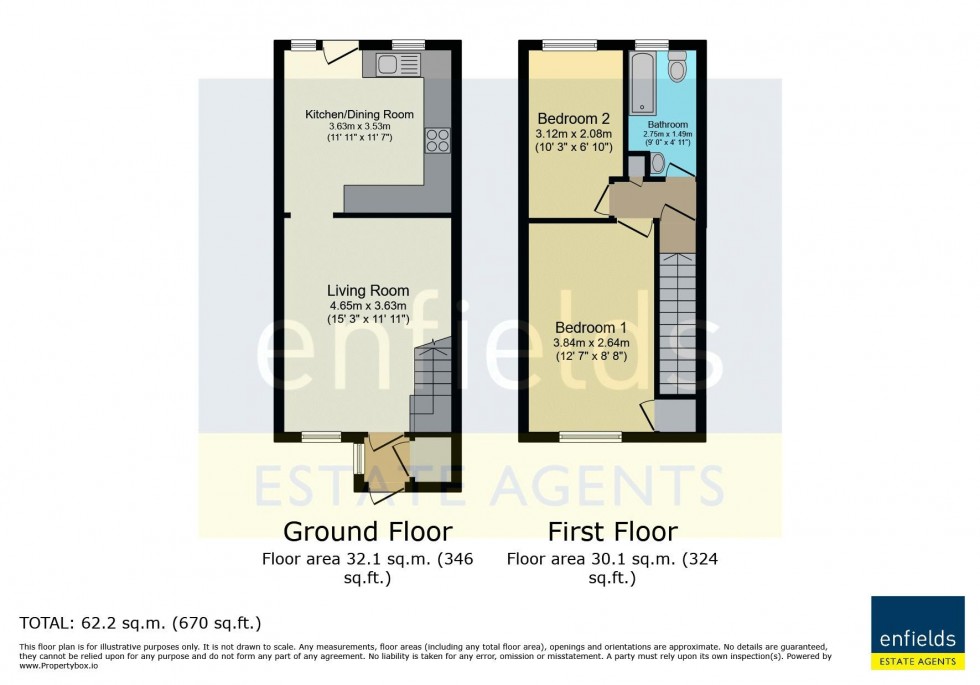 Floorplan for Cooke Road, Branksome