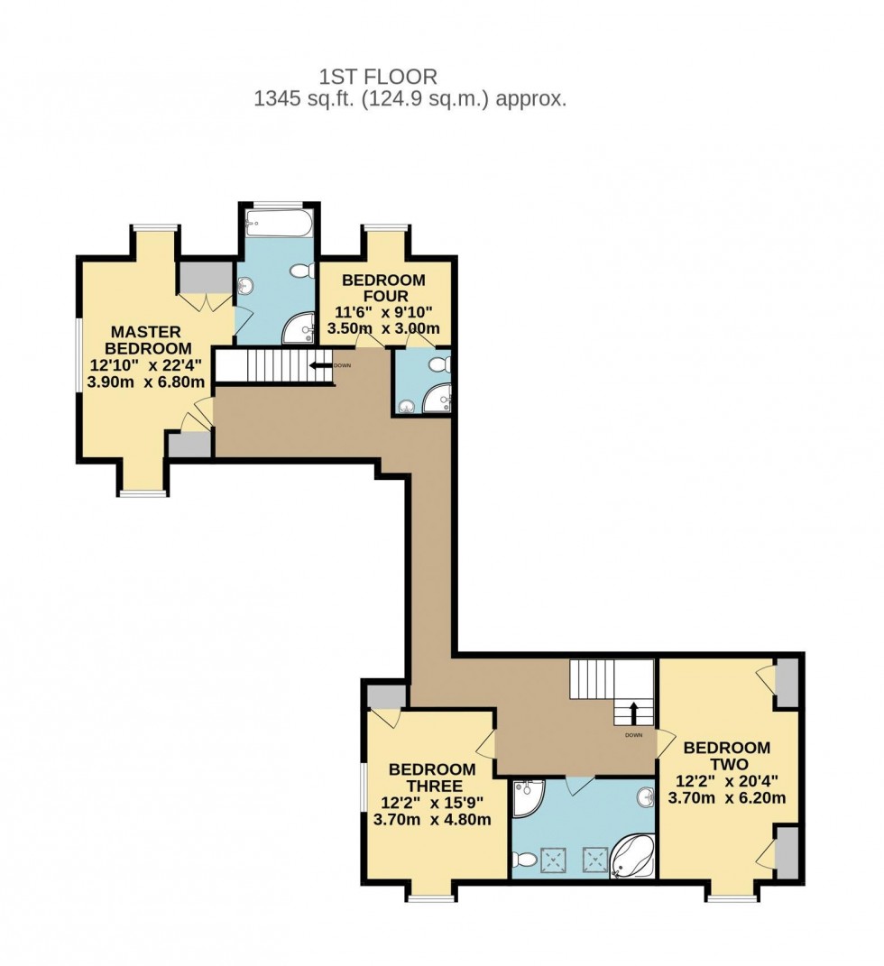 Floorplan for Wentwood Farm, Hardwick Road, East Hardwick