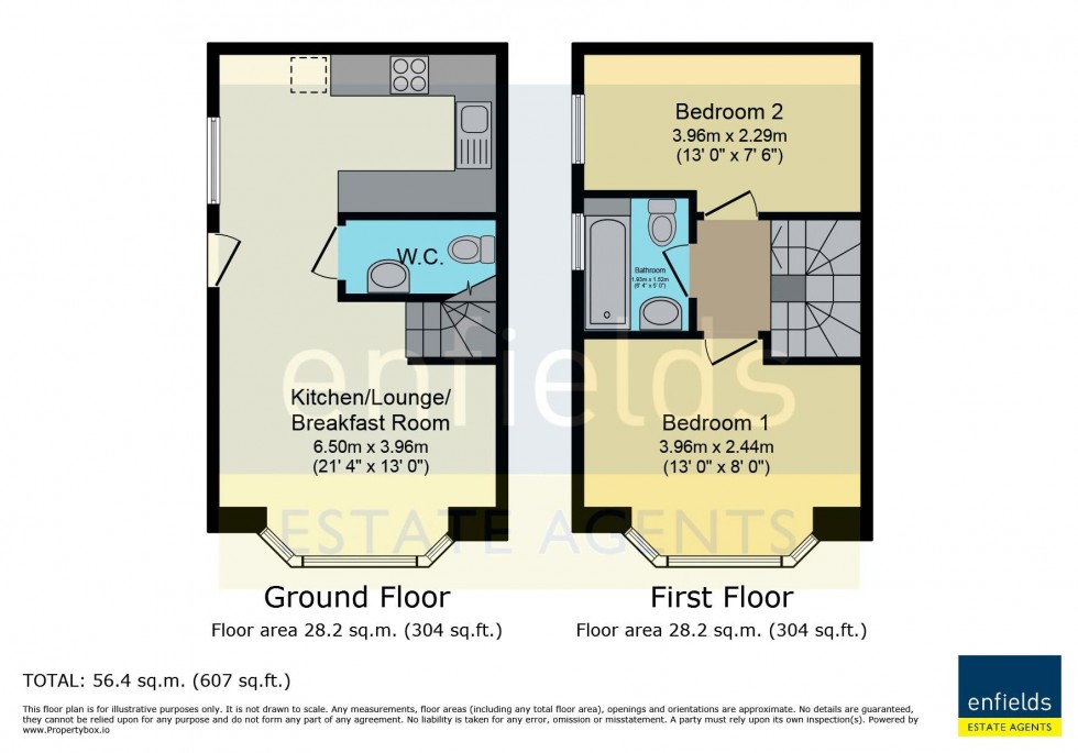 Floorplan for 18 Methuen Road, Bournemouth