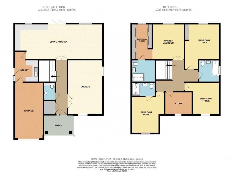 Floorplan for Estcourt Road, Darrington