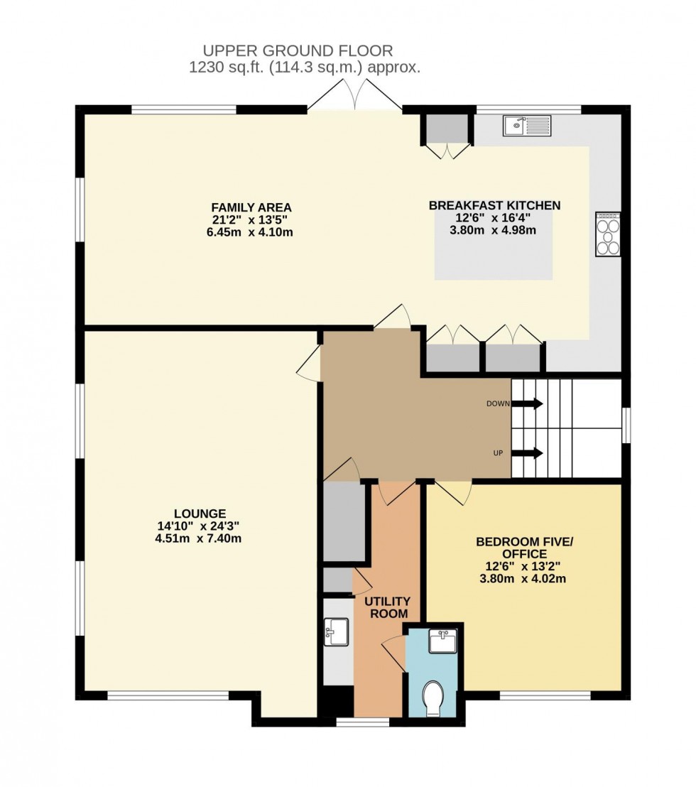 Floorplan for Stones Mews, Darrington