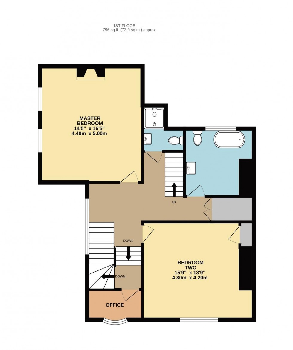 Floorplan for Chestnut House, Carleton Road, Pontefract