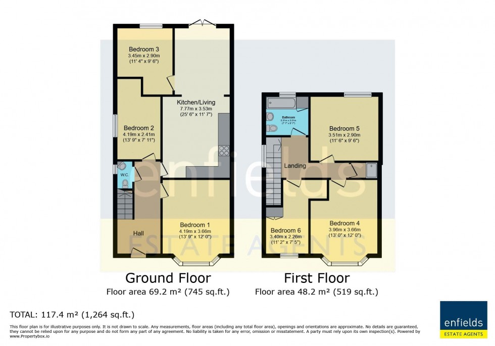 Floorplan for Ensbury Park Road, Bournemouth