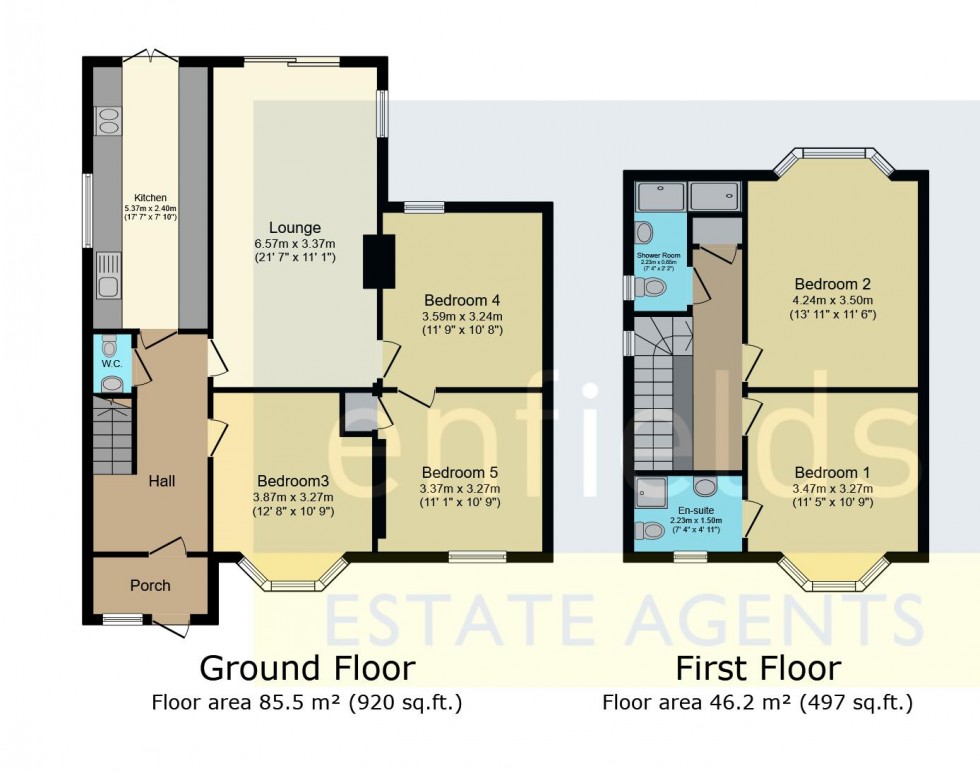 Floorplan for Wallisdown Road, Poole