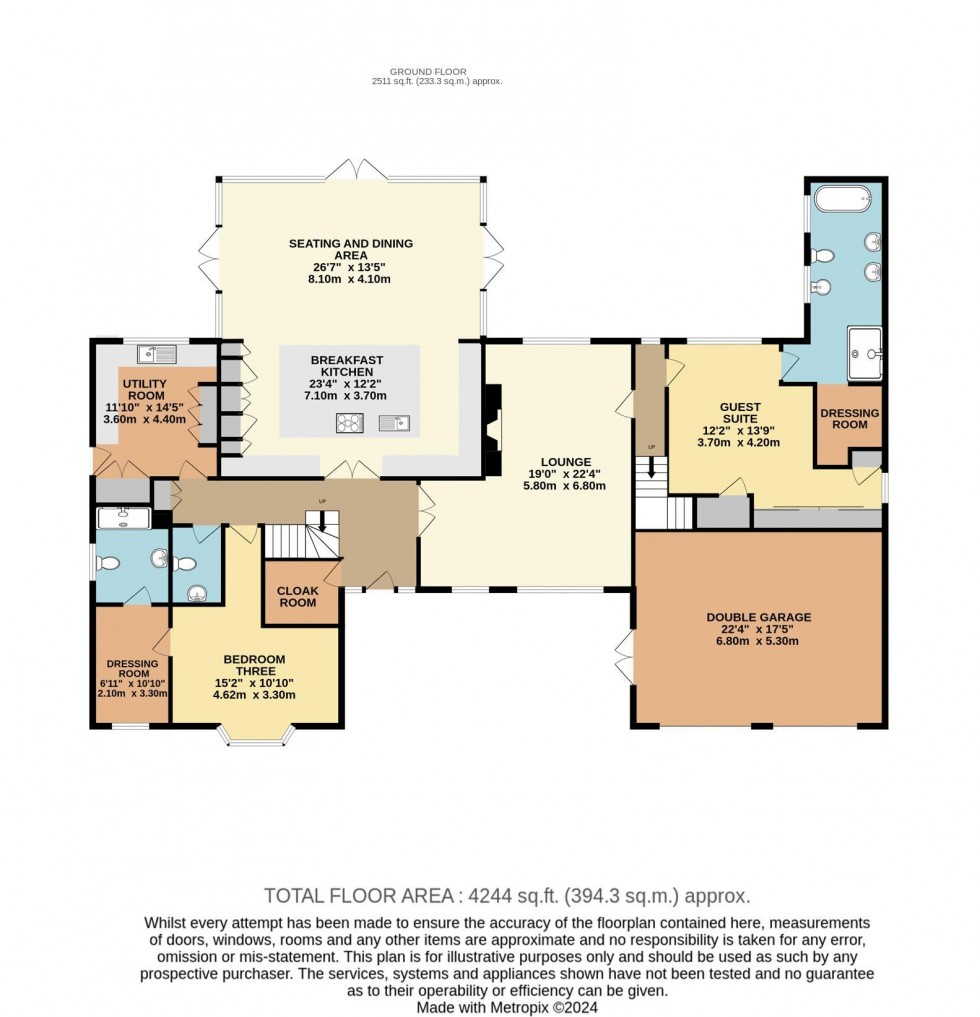 Floorplan for Cleevethorpe Grove, Sandal