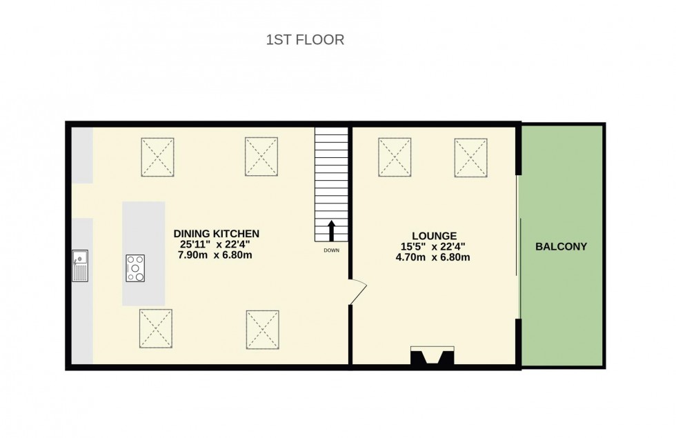 Floorplan for Hardwick Road, Pontefract