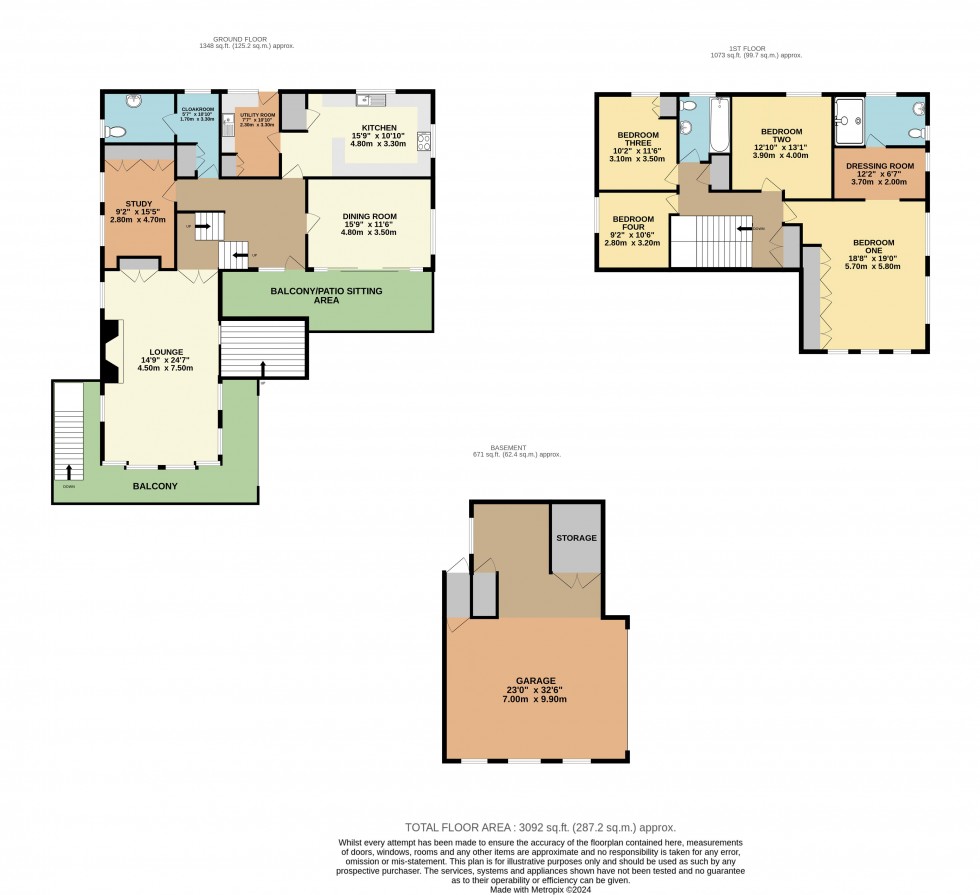 Floorplan for Burghwallis, Doncaster