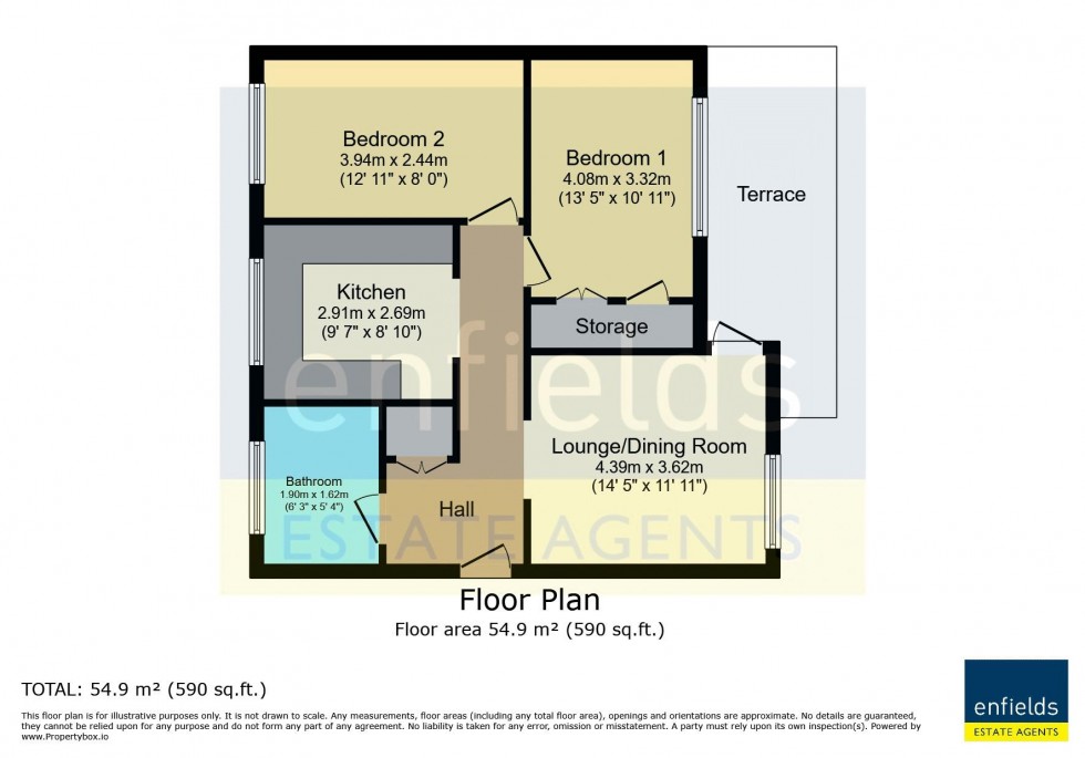 Floorplan for Alexandra Road, Lower Parkstone