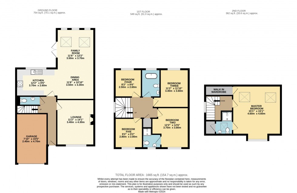 Floorplan for Holme Farm Way, Carleton