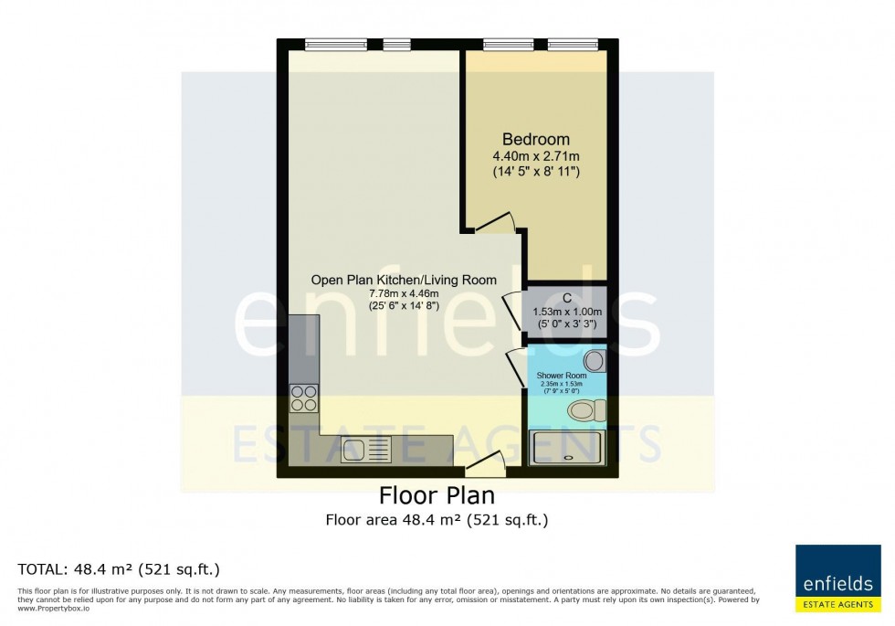 Floorplan for Commercial Road, Lower Parkstone