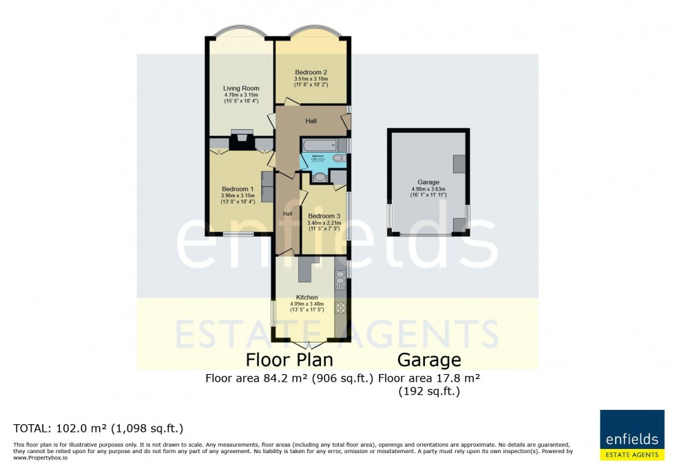 Floorplan for Holt Road, Branksome