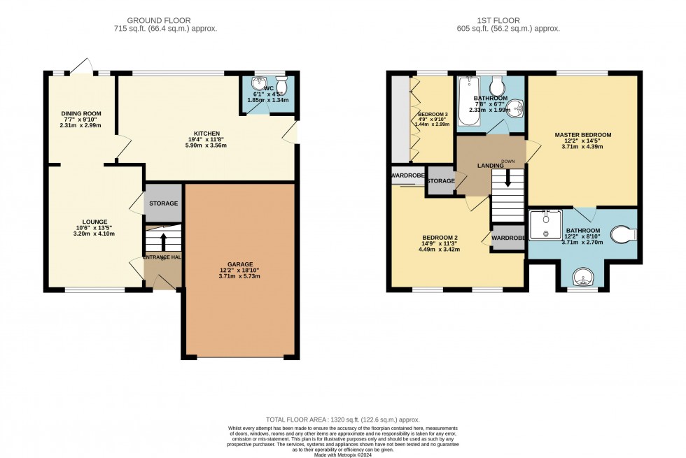 Floorplan for Greenholme Close, Burley in Wharfedale