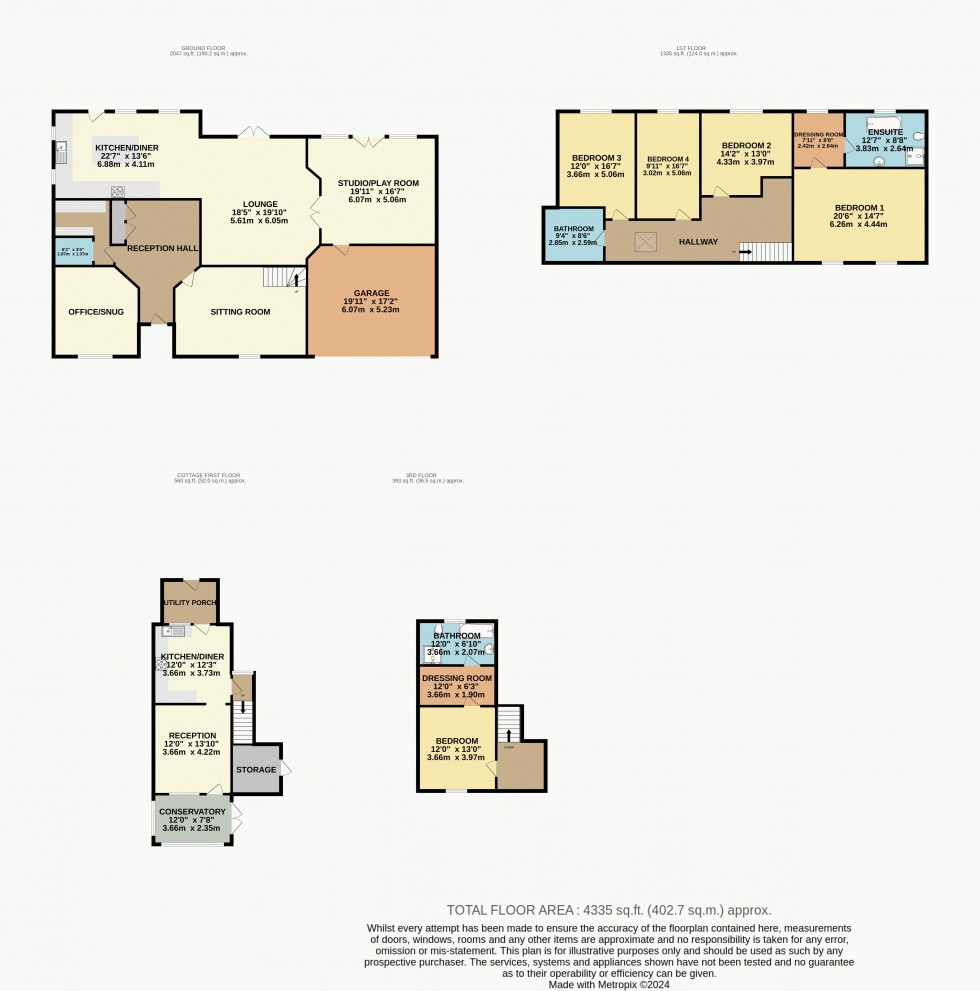 Floorplan for Halstead Drive, Menston