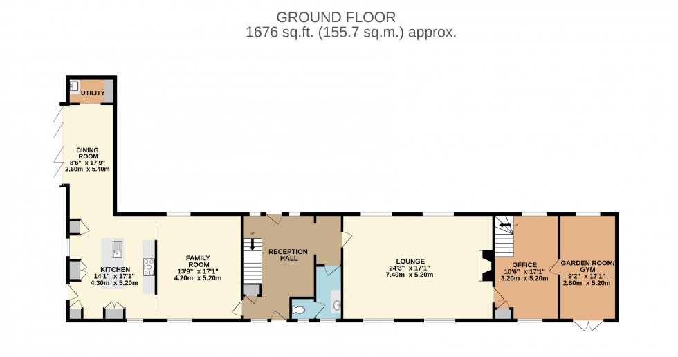 Floorplan for Badsworth Hall and Hall Farm Cottage, Main Street, Badsworth