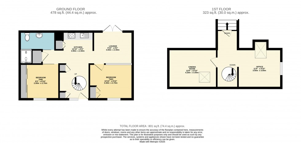 Floorplan for Badsworth Hall and Hall Farm Cottage, Main Street, Badsworth