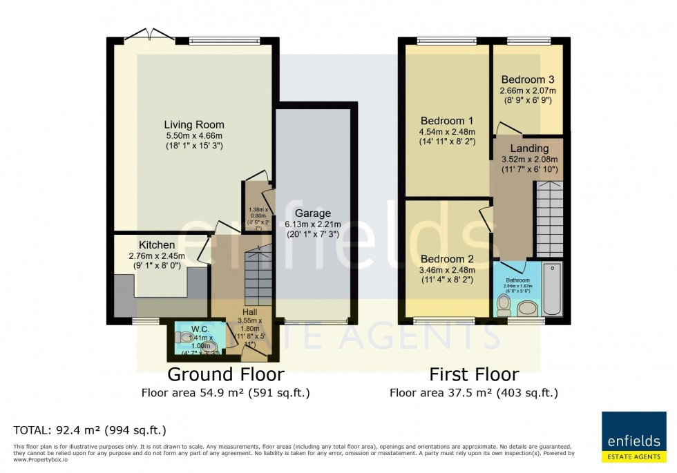 Floorplan for Aspen Gardens, Parkstone