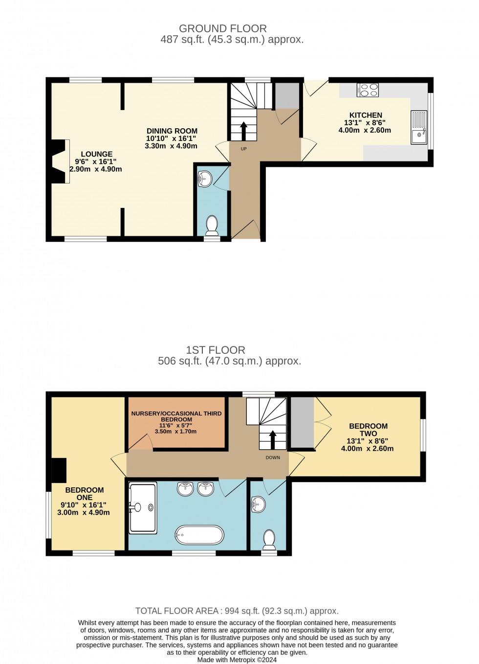 Floorplan for Estcourt Road, Darrington