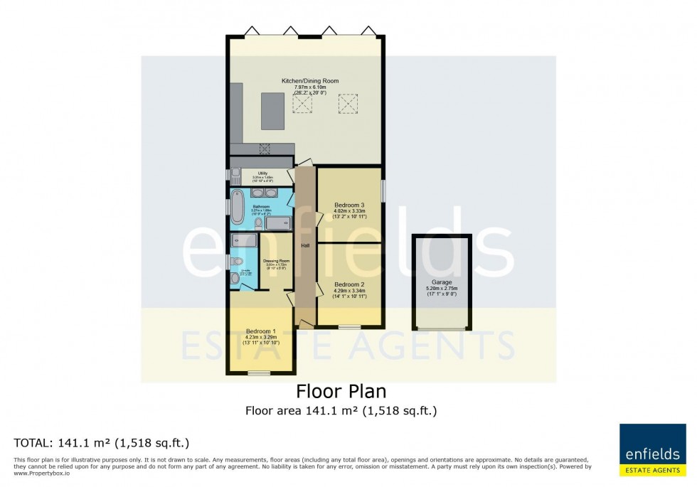 Floorplan for Eastwood Avenue, Ferndown