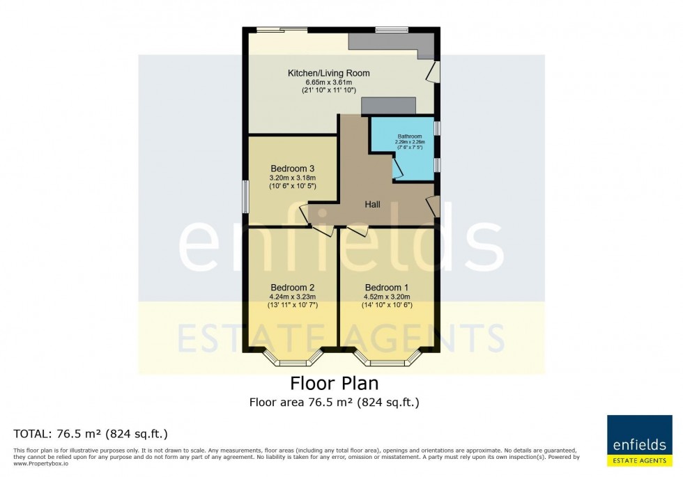 Floorplan for Ibbett Road, Bournemouth