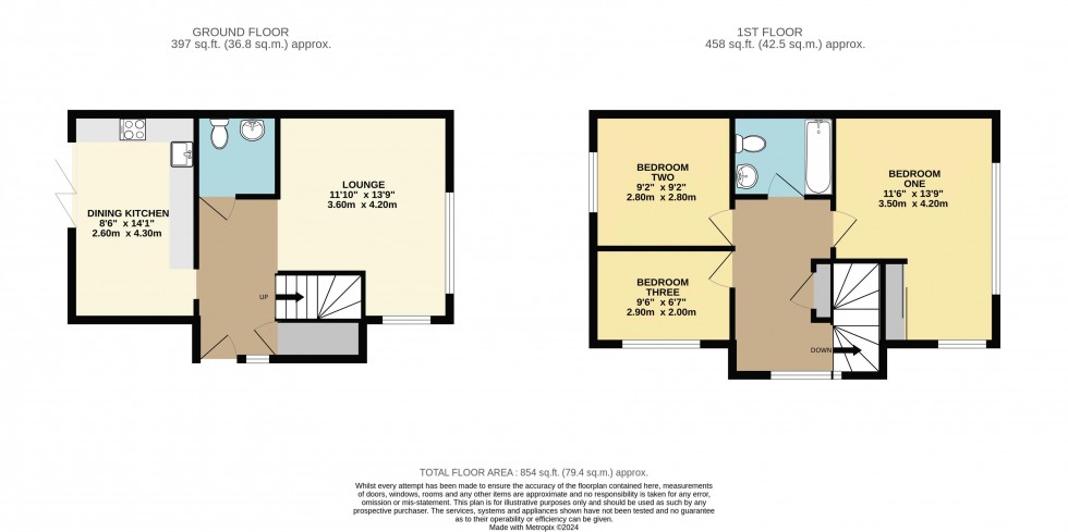 Floorplan for Lance Grove, Pontefract