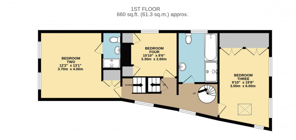 Floorplan for Great North Road, Wentbridge