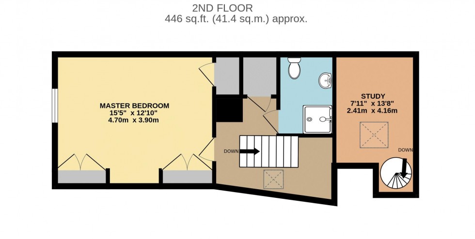 Floorplan for Great North Road, Wentbridge