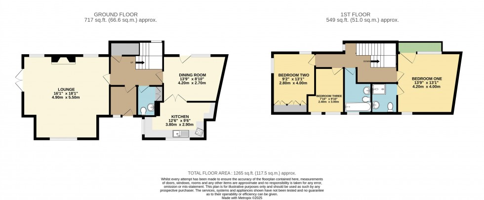 Floorplan for Ackworth Road, Pontefract